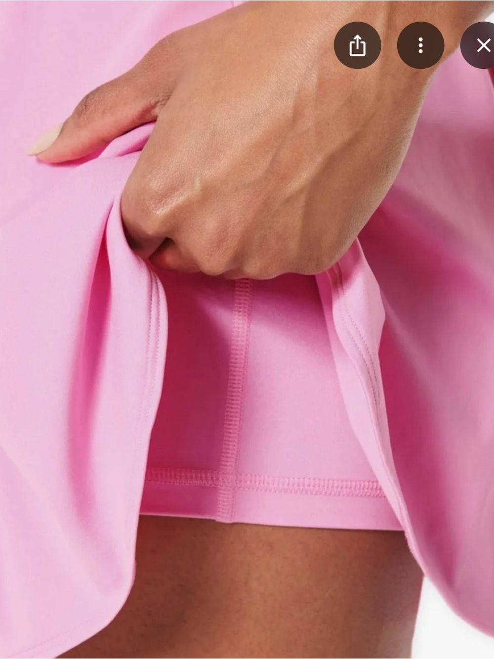Gilly Hicks Light Pink Skater Mini Skirt - Picture 4 of 11